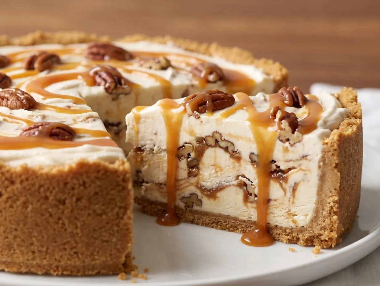 Pecan Swirl Ice Cream Pie Recipe Pecan Swirl Ice Cream Pie Recipe