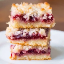 Easy Raspberry Coconut Bars Recipe