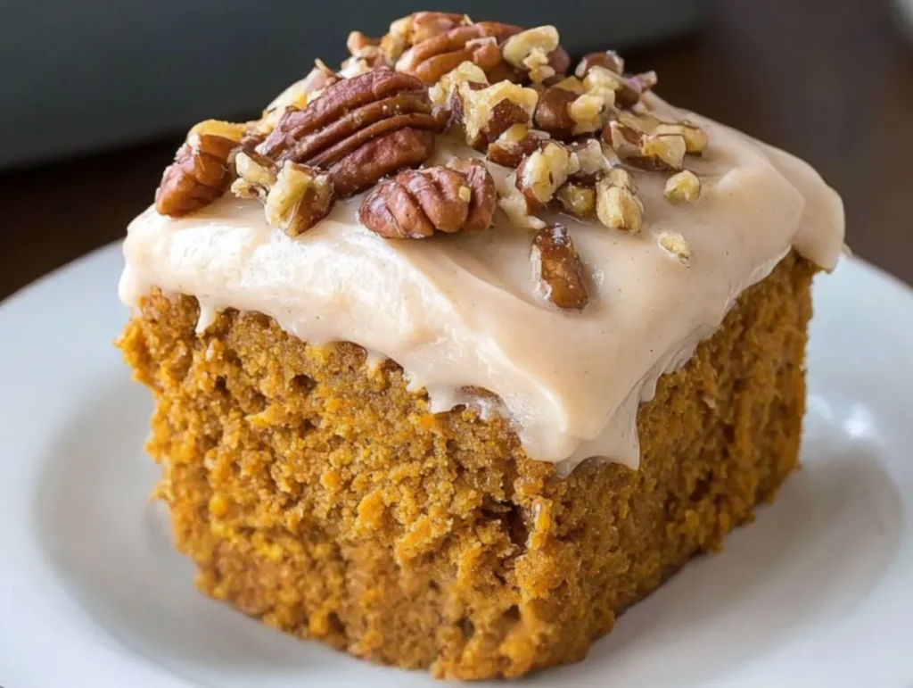Sweet Potato Cake with Cinnamon Cream Cheese Frosting