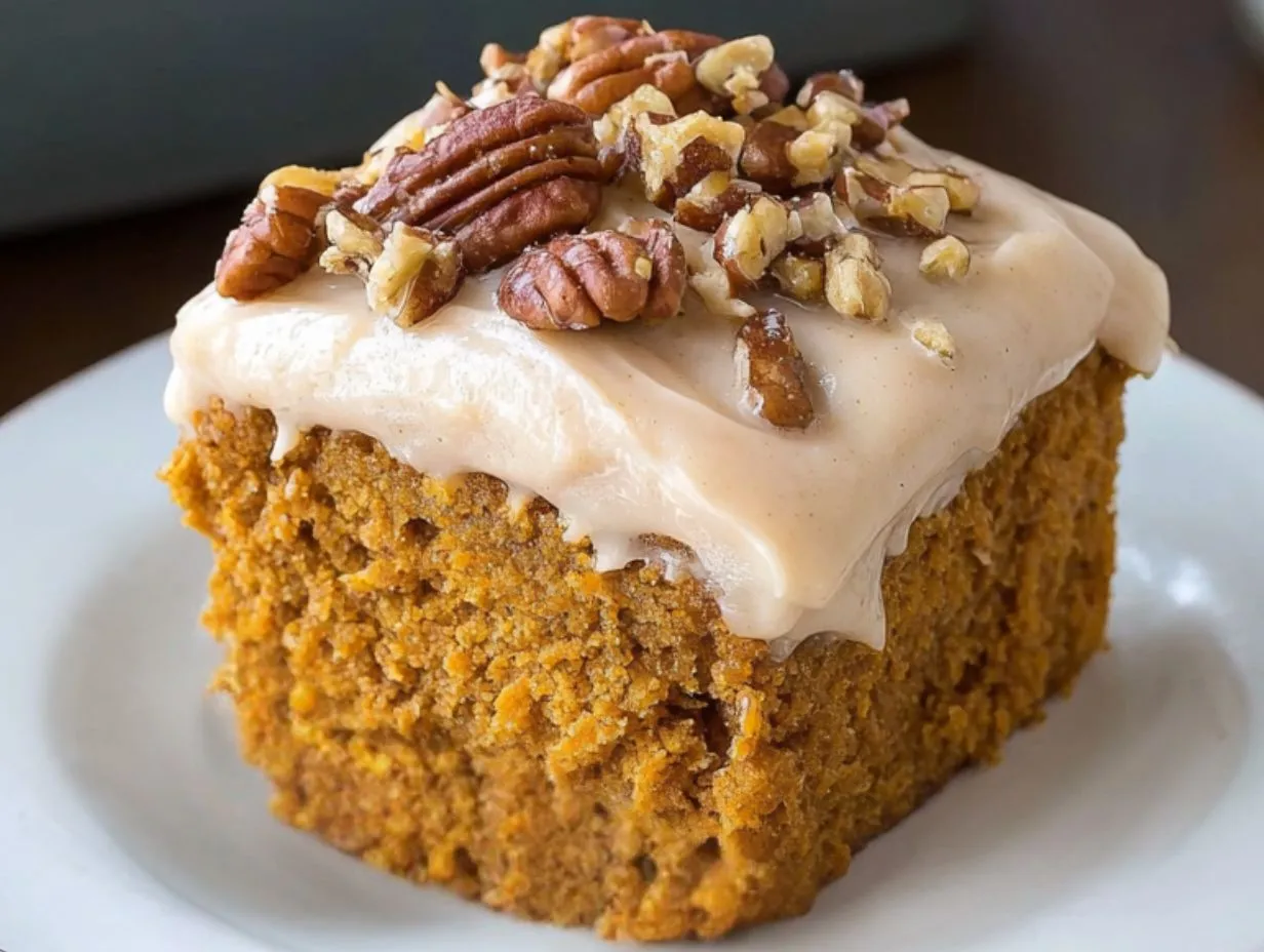 Sweet Potato Cake with Cinnamon Cream Cheese Frosting