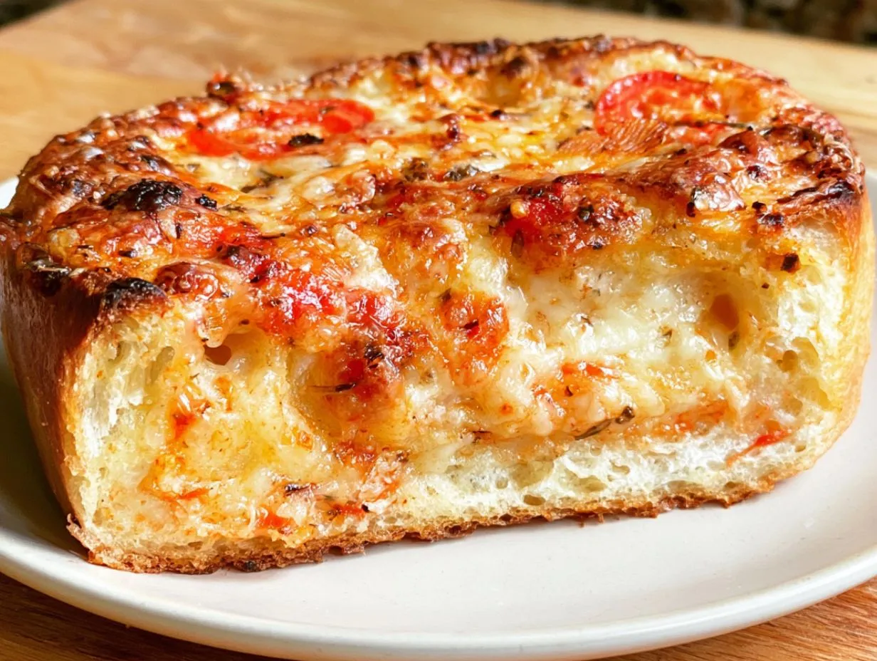 Tomato Basil Garlic Bread