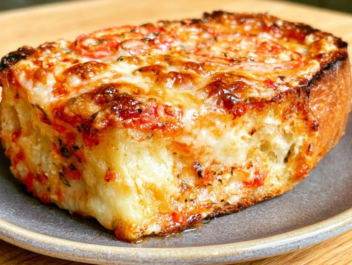 Tomato Basil Garlic Bread Recipe