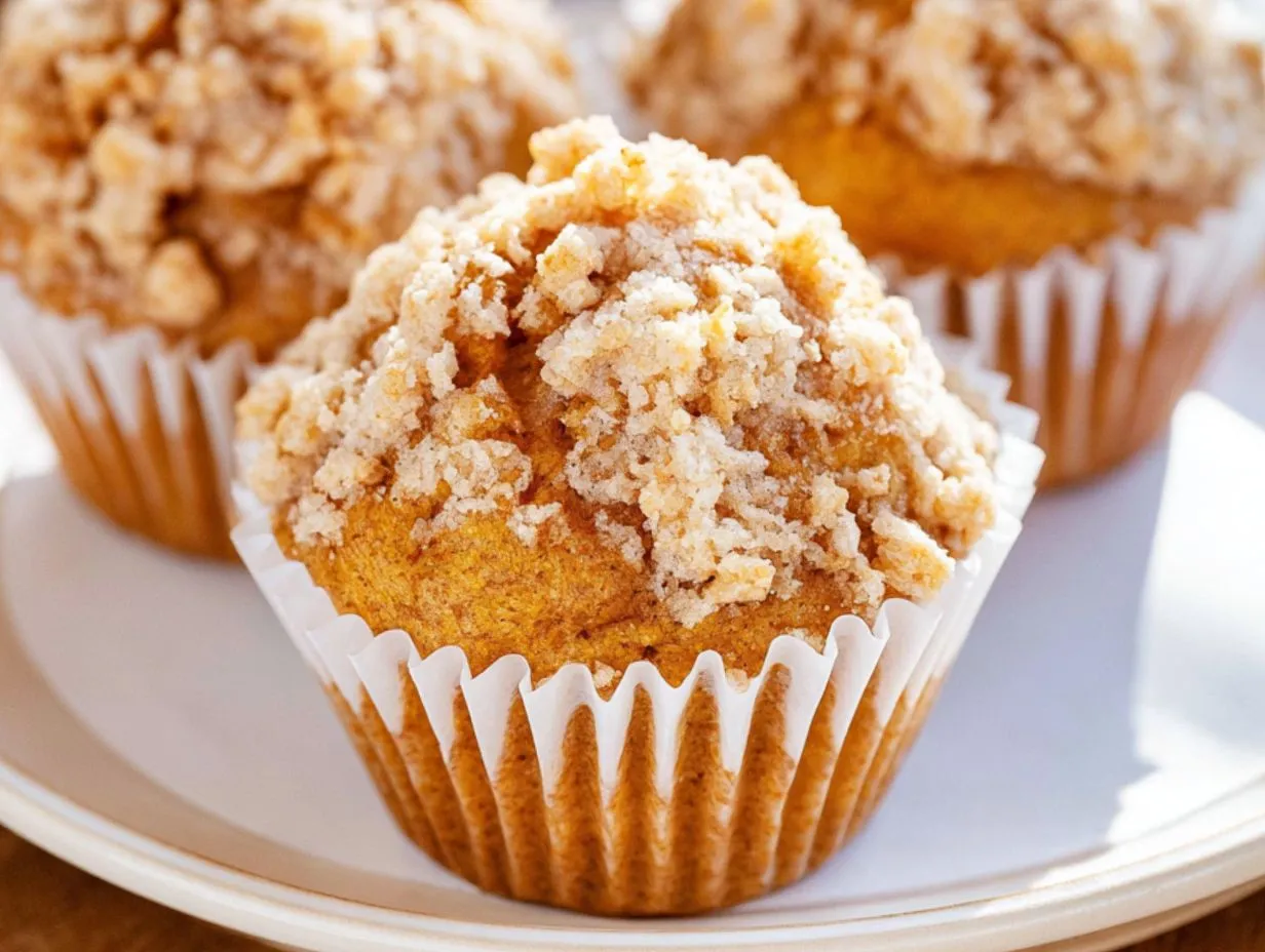 Easy Sourdough Pumpkin Muffins