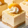 Peaches and Cream Freeze Bars