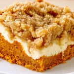 Pumpkin Cream Cheese Crumb Cake