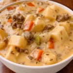 Cheeseburger Soup Recipe
