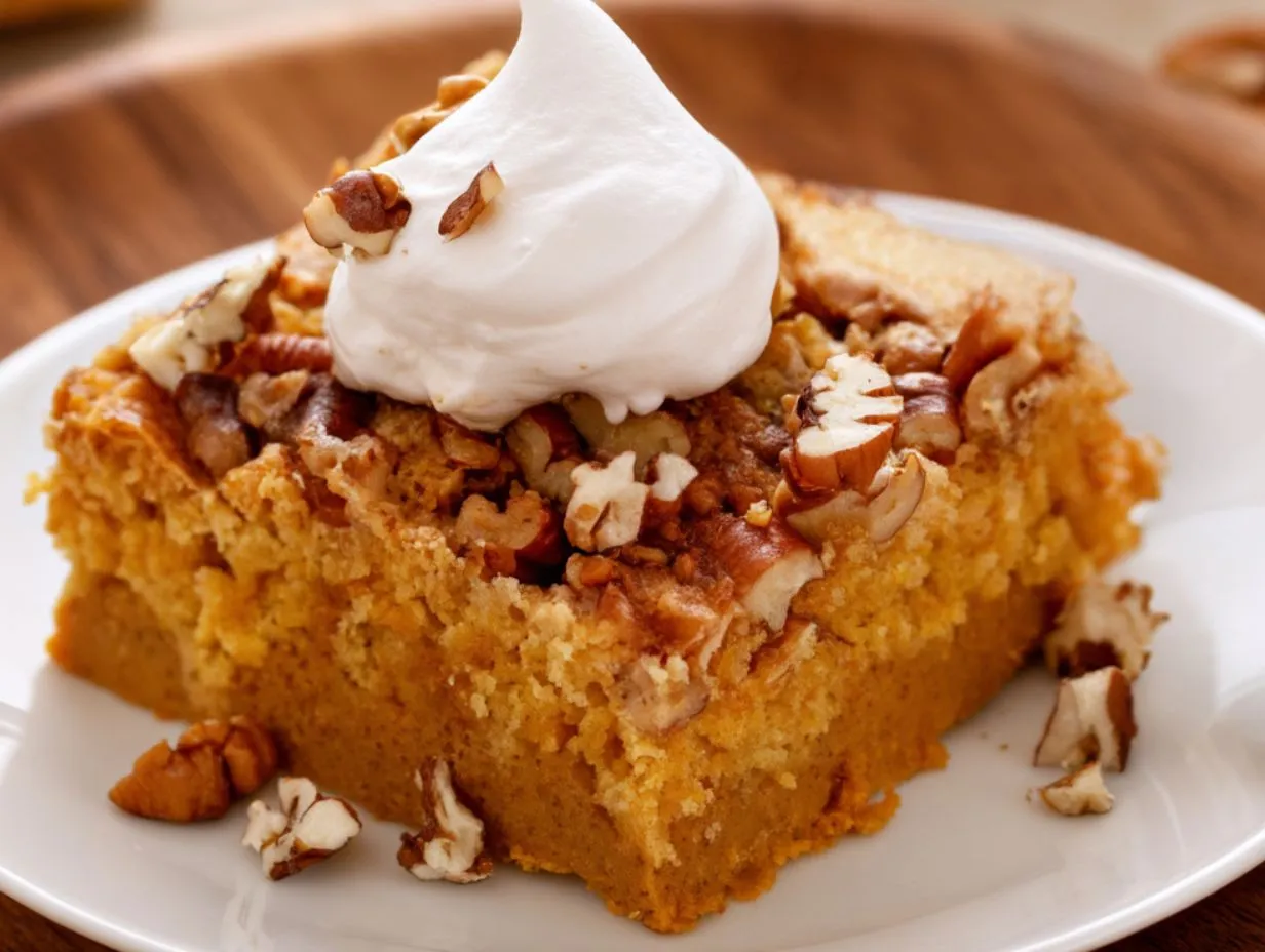 Pumpkin Crunch Cake Recipe Pumpkin Crunch Cake Recipe